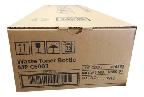 Botella de toner residual mp c6003