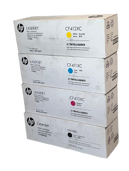 PACK TONER CF410XC 410X CF411XC CF412XC CF412XC ORIGINALES HP