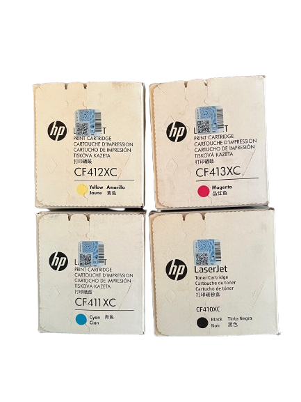 PACK TONER CF410XC 410X CF411XC CF412XC CF412XC ORIGINALES HP