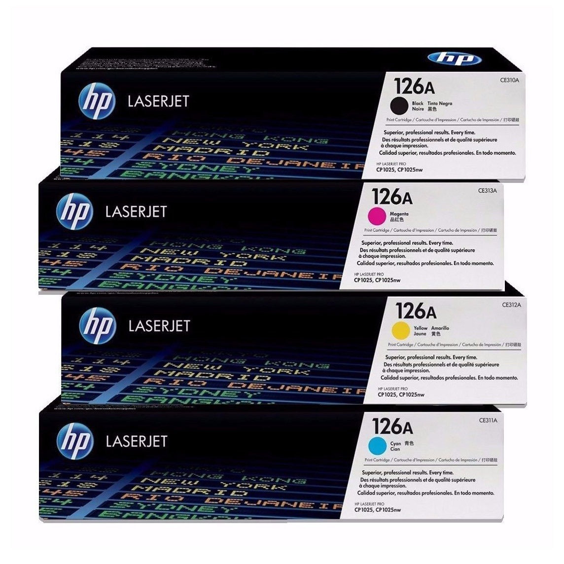 Pack toner 126A HP