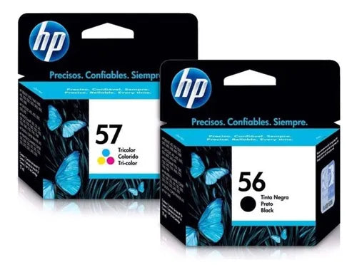 Pack tintas 56 y 57 HP