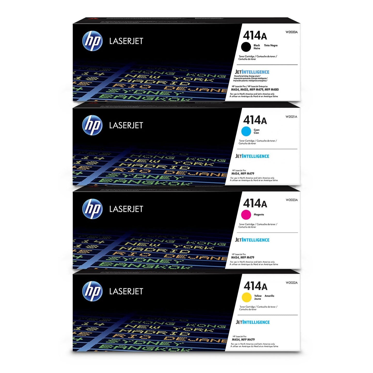Pack toner 414A Juego completo W2020A